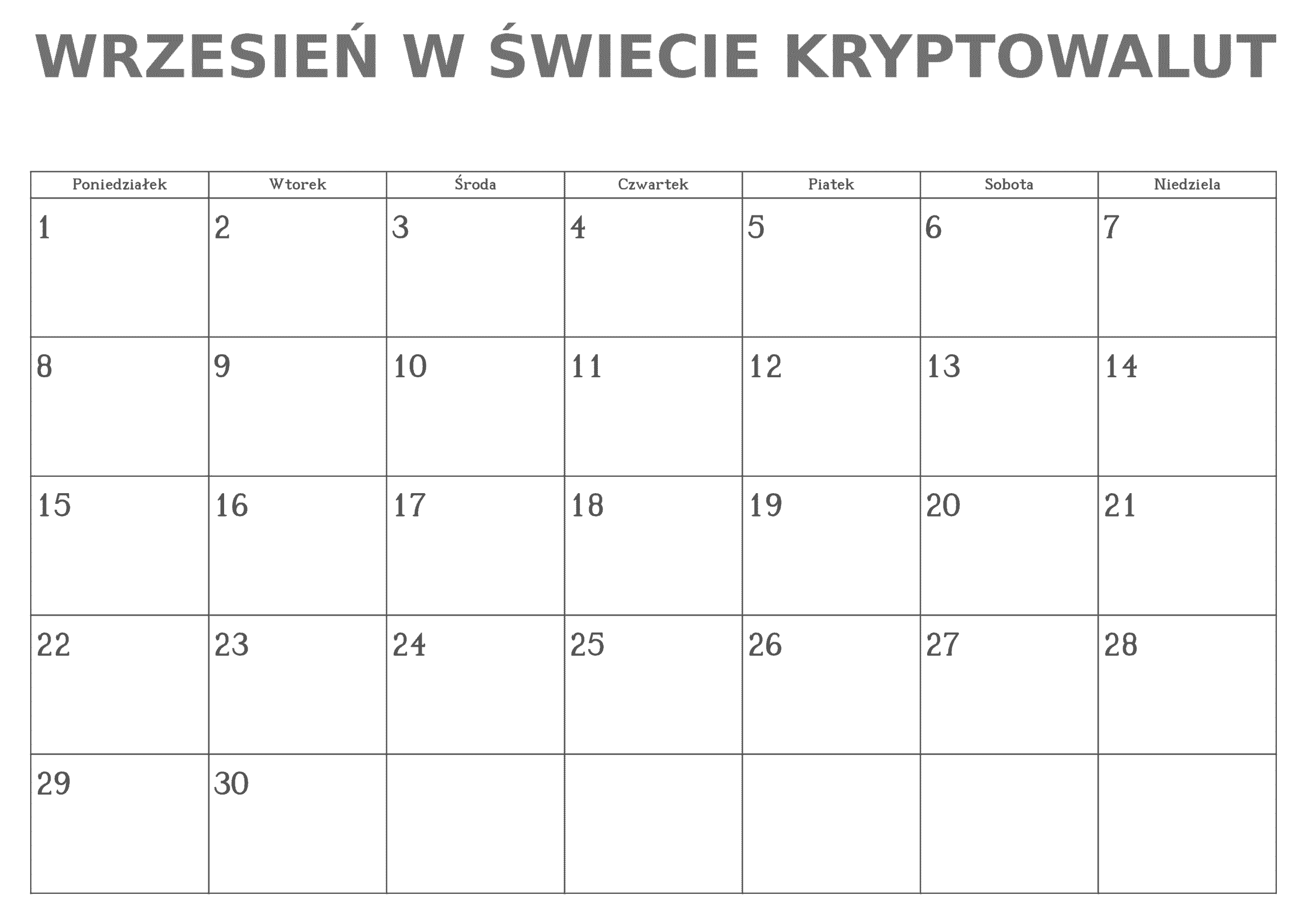 kalendarz wrzesnia